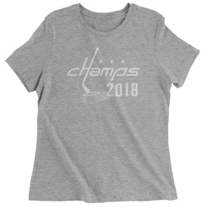 Allcaps Hockey 2018 Champs All Caps #Allcaps Cup Women's T-Shirt