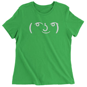 Le Lenny Face Emoticon Meme Women's T-Shirt