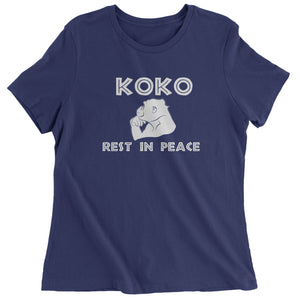 Koko the Talking Gorilla Rest in Peace Women's T-Shirt