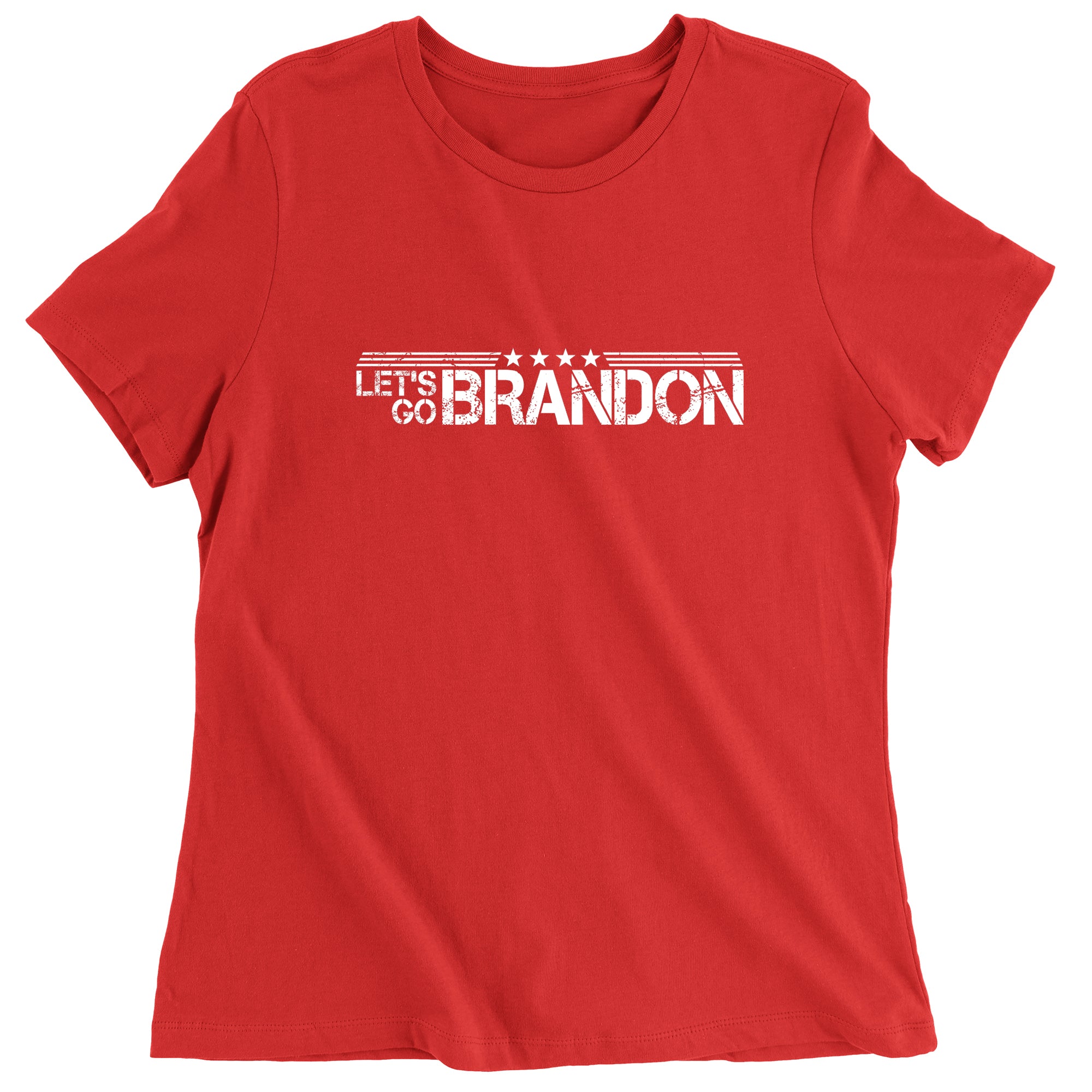 Womens Let's Go Brandon V-Neck T-Shirt