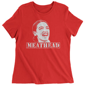 Anti AOC Green New Deal Meathead Women's T-Shirt