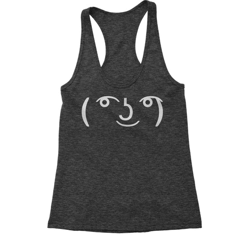 Le Lenny Face Emoticon Meme Women's Racerback Tank