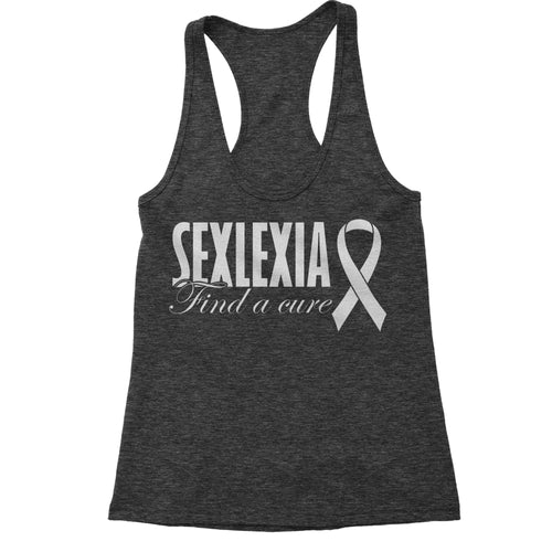 Sexlexia Find a Cure Women's Racerback Tank