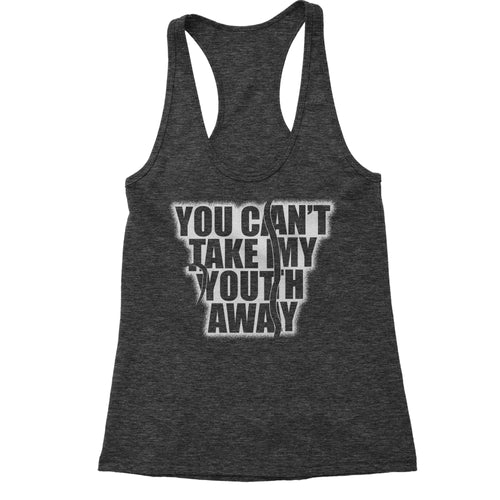 You Can't Take My Youth Away Mendes Album Lyric Women's Racerback Tank