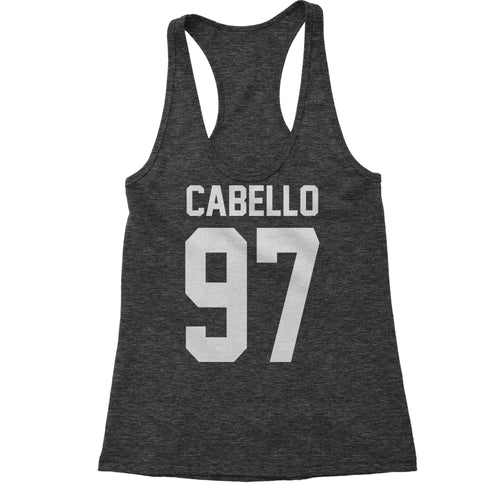 Cabello 97 Jersey Style Birthday Year Women's Racerback Tank