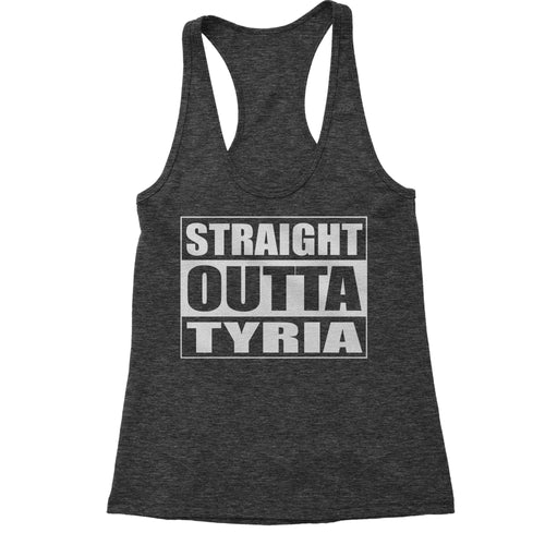 Straight Outta Tyria Gamer Women's Racerback Tank