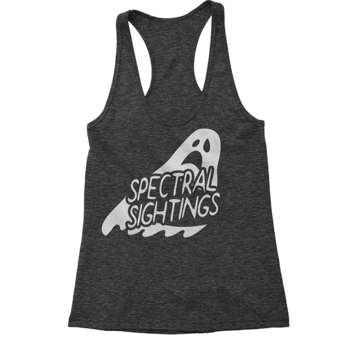 Spectral Sightings Horror Movie Women's Racerback Tank