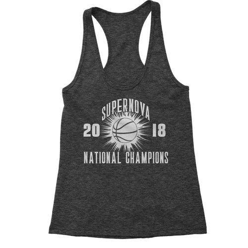College Basketball Champs Supernova 2018 National Championship Women's Racerback Tank