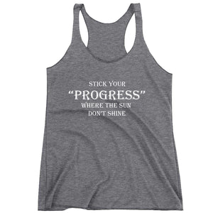 tick Your Progress Women's Racerback Tank