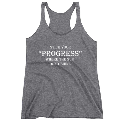 Stick Your Progress Women's Racerback Tank