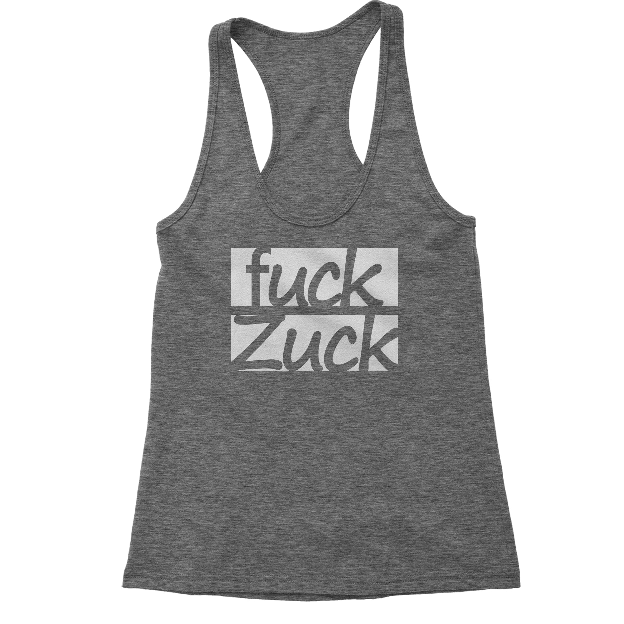 Fuck Zuck Zuckerberg Women's Racerback Tank