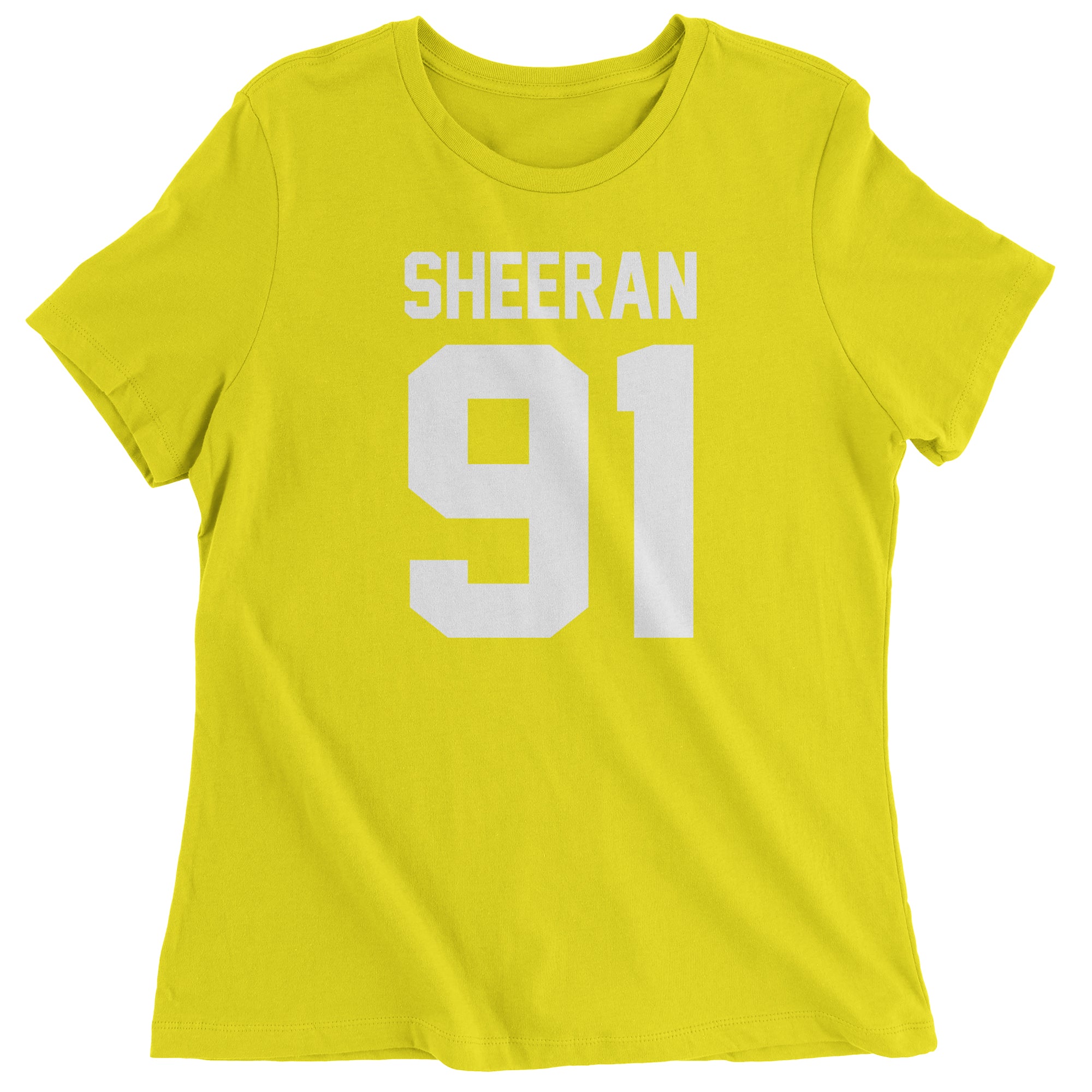 Sheeran 91 Jersey Style Birthday Year Women's T-Shirt