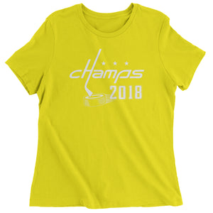 Allcaps Hockey 2018 Champs All Caps #Allcaps Cup Women's T-Shirt